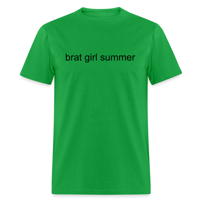 Brat Girl Summer Tee - bright green