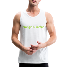 Load image into Gallery viewer, Brat Girl Summer Tank - white
